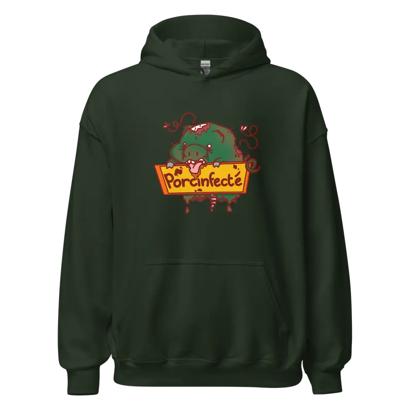 Hoodie Porcinfecté - couleurs foncées et grises