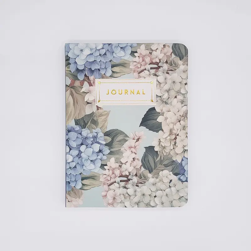 Hydrangeas Hardcover Journal - Personalizable