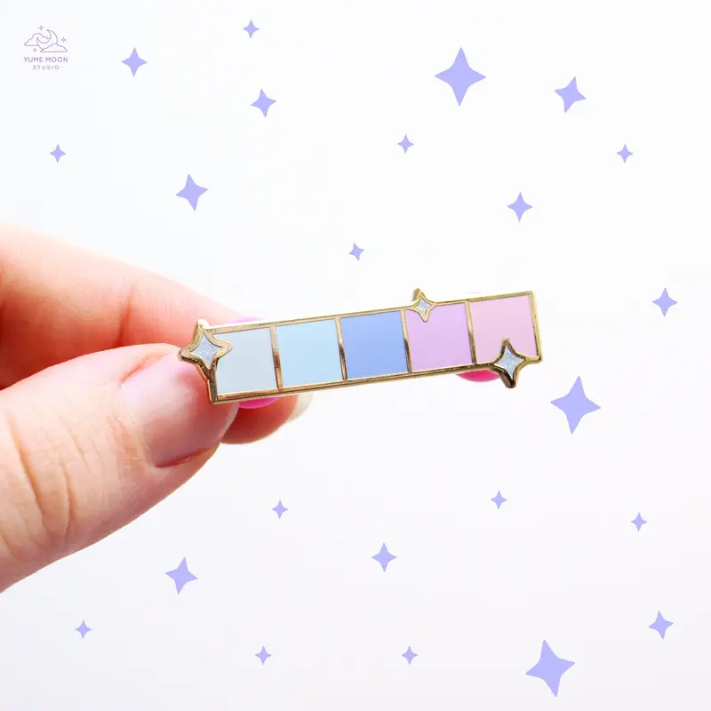 Ice Pastel Swatches Enamel Pin