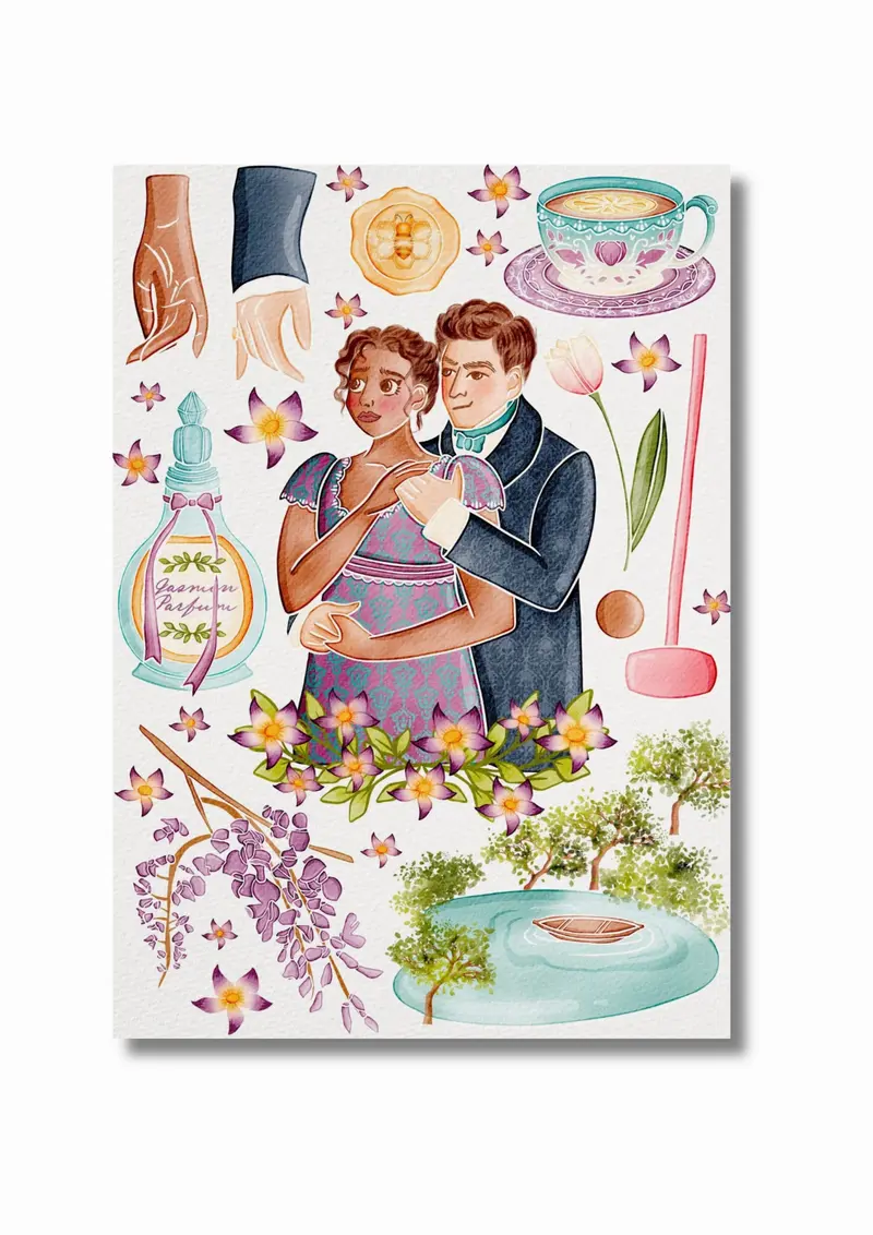 Illustration "Anthony & Kate"
