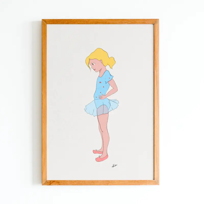 Illustration Ballerine "Ellie"