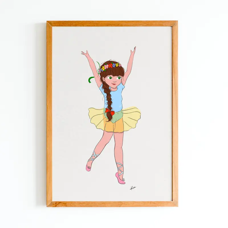 Illustration Ballerine "Lilibeth"