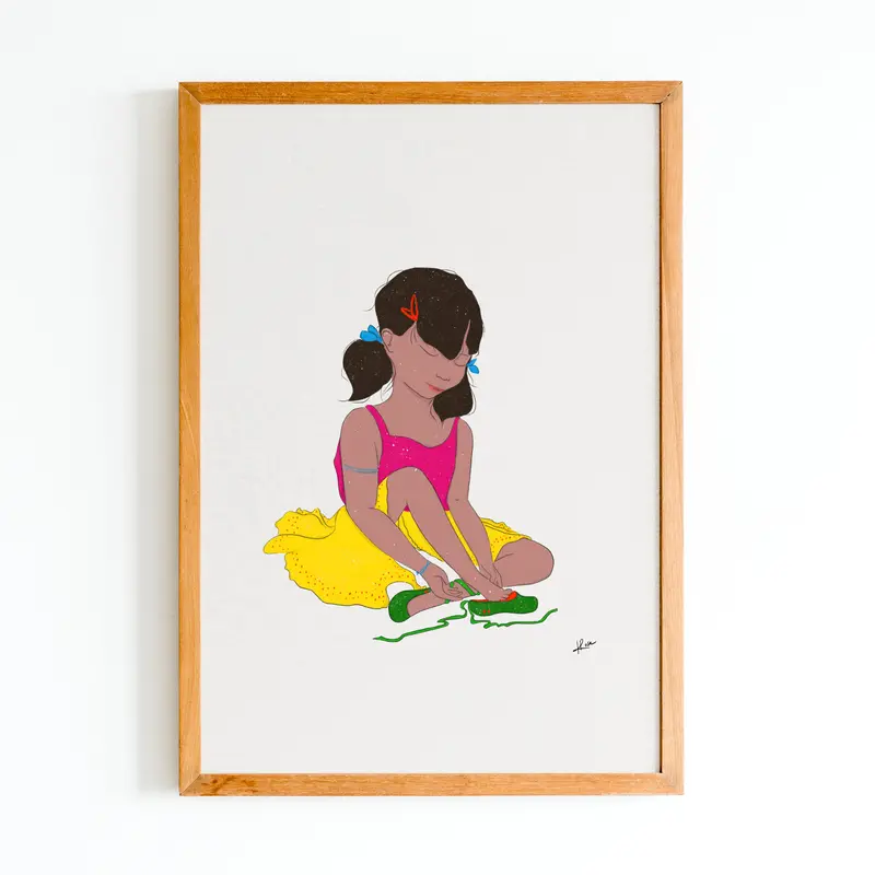 Illustration Ballerine "Shari"