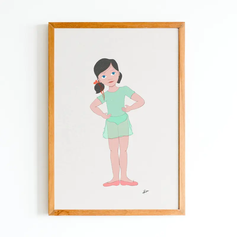 Illustration Ballerine "Tilda"