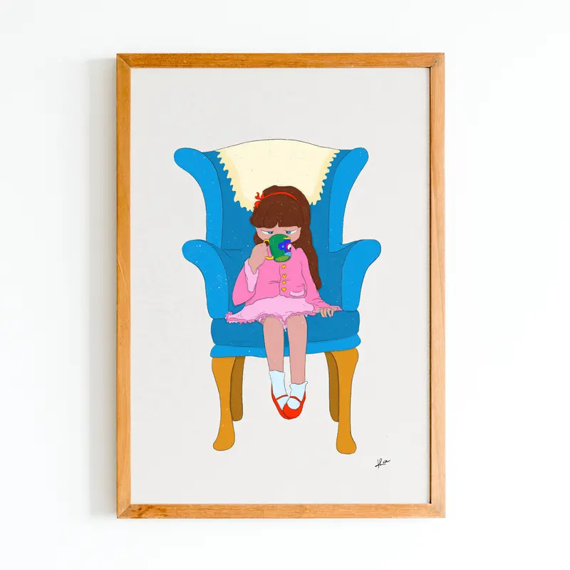Illustration "Charlie et le hot cocoa"