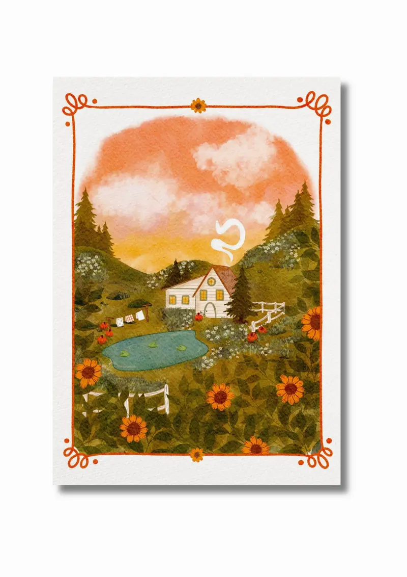 Illustration "Cottage d'automne"
