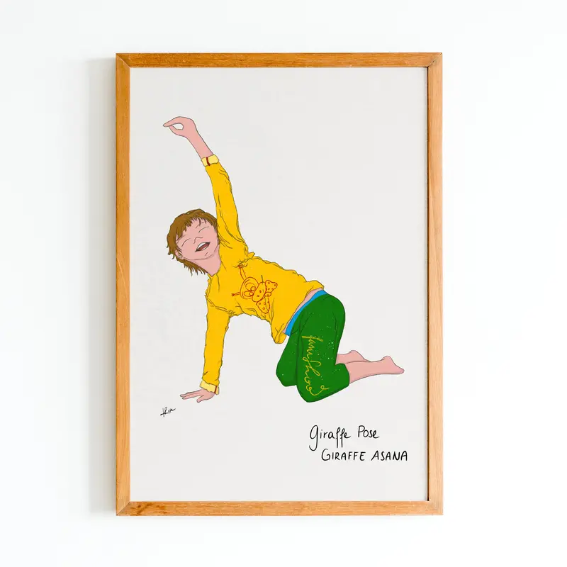 Illustration "Daniel Giraffe Pose"