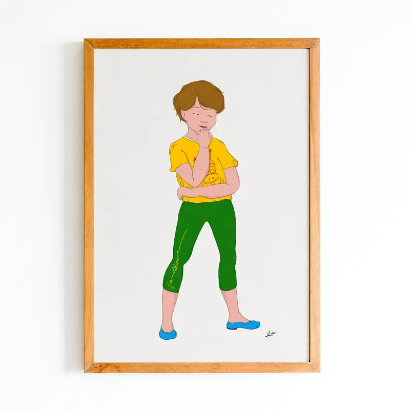 Illustration "Daniel - le gymnaste"