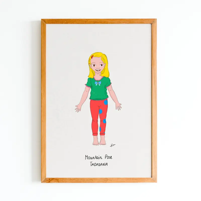 Illustration "Diane Mountain Pose"