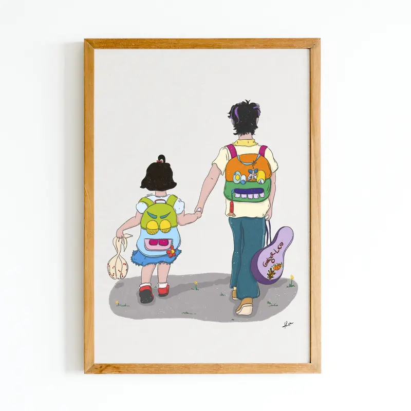 Illustration "Frère & Soeur"