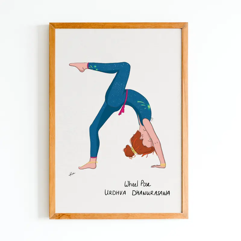 Illustration "Gianni Wheel Pose"