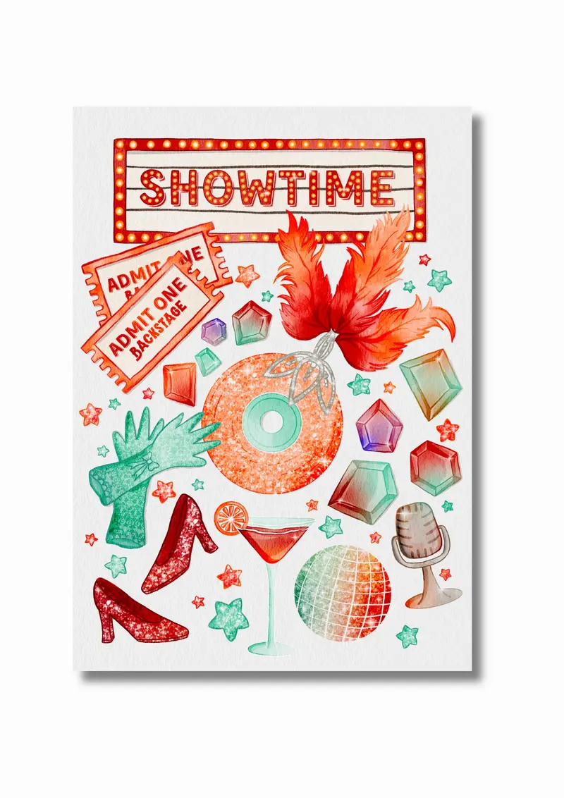 Illustration "In my showgirl era "