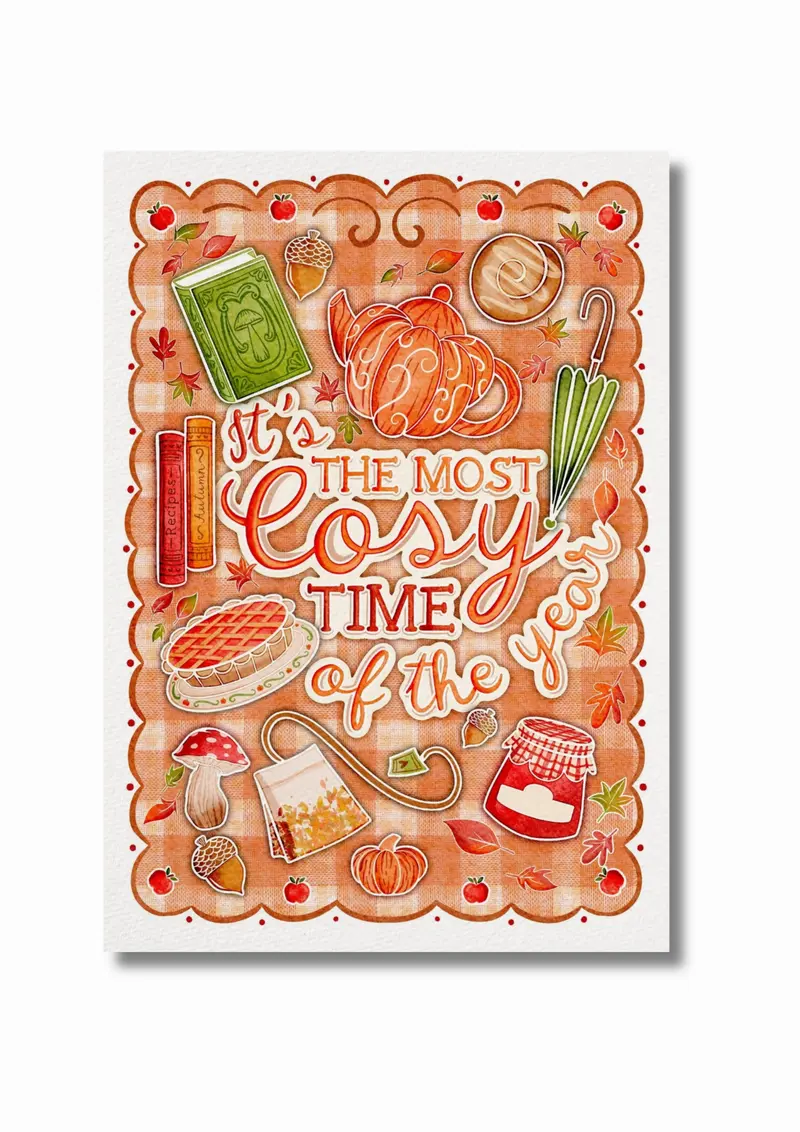Illustration "It's the most cosy time of the year"