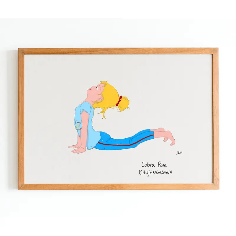 Illustration "Janette Cobra Pose"