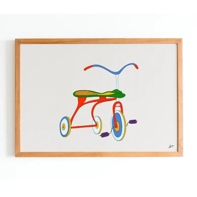 Illustration "Johann, le Tricycle"