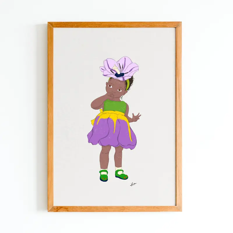 Illustration "Josephine la tulipe"