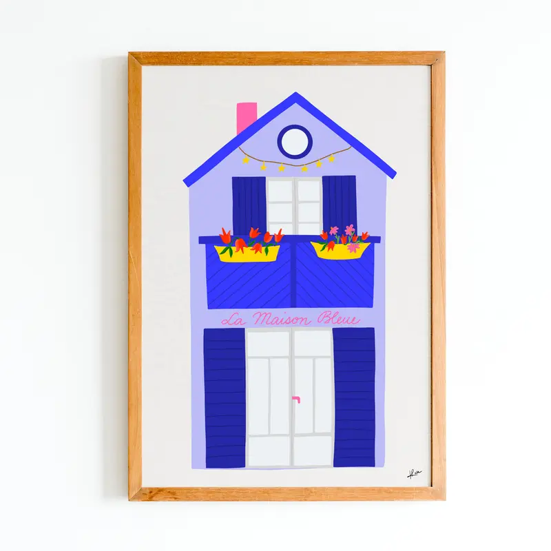 Illustration "La Cabane Bleue"