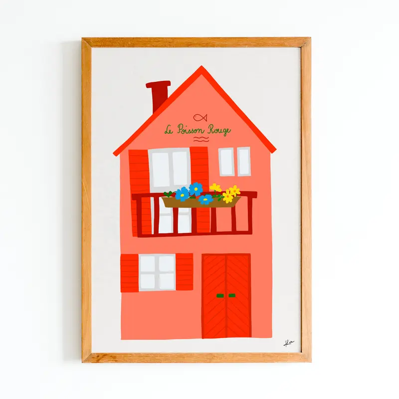 Illustration "La Cabane Rouge"