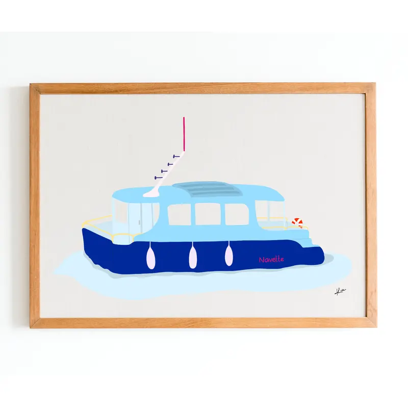 Illustration "La Navette Bleue"