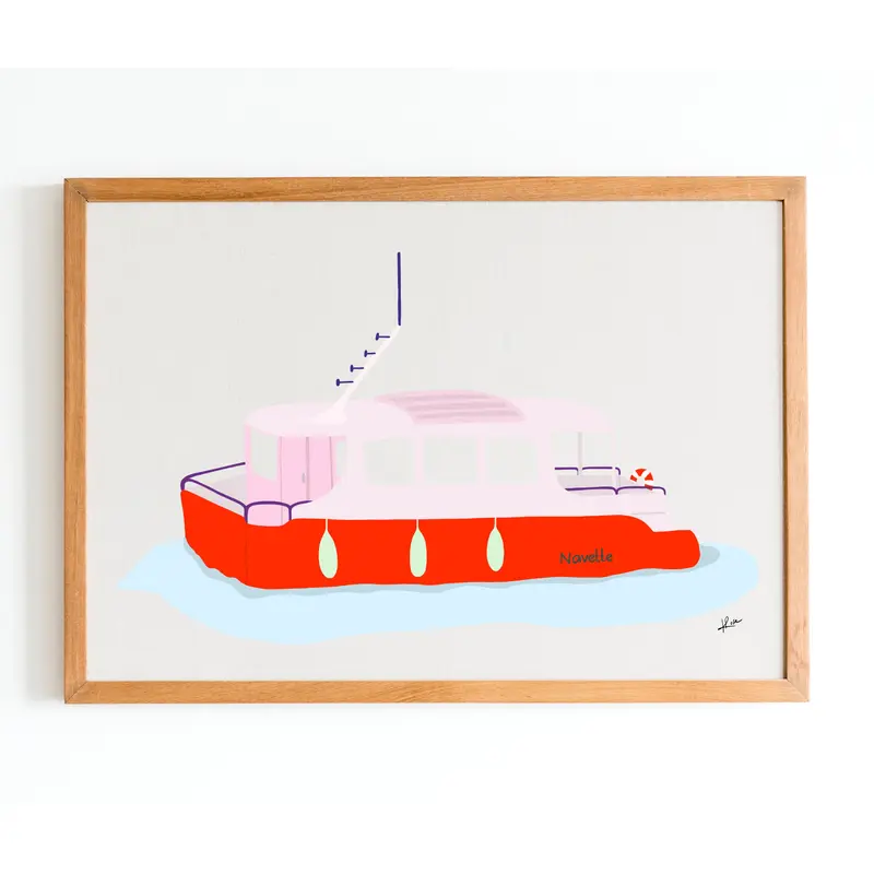 Illustration "La Navette Rouge"