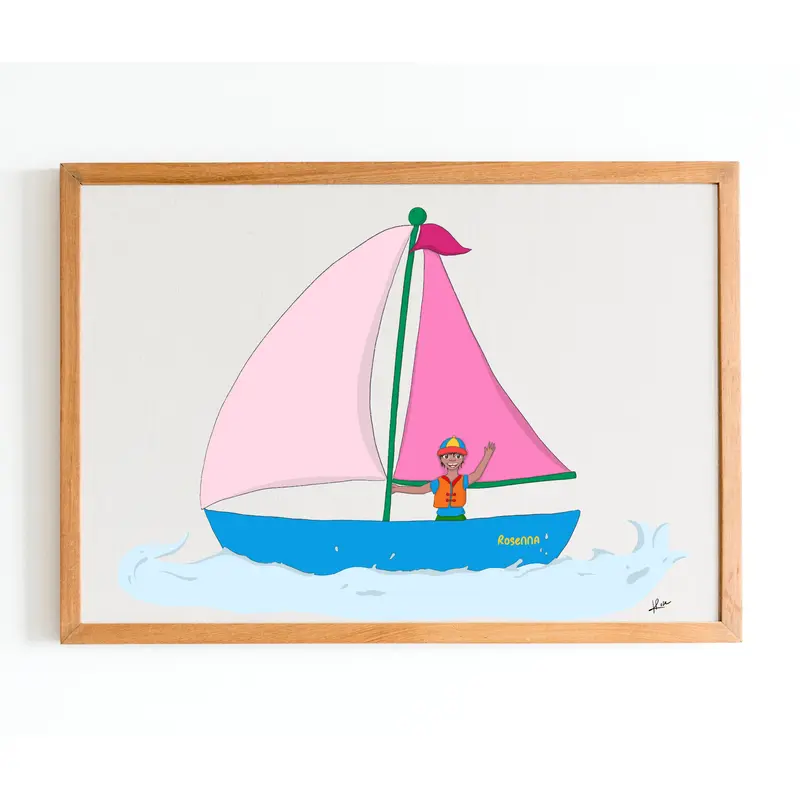 Illustration "Le Voilier - le Cercle de Voile"