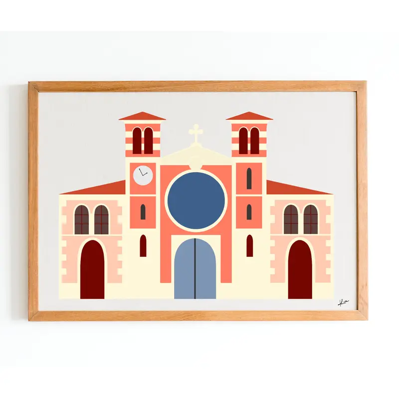 Illustration "L'Eglise Notre Dame de Passes - au Moulleau"