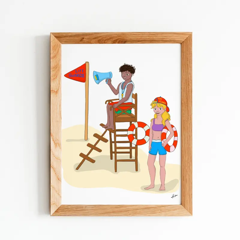 Illustration "Les Sauveteurs en Mer"