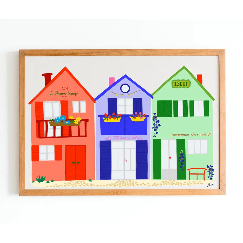 Illustration "Les Trois Cabanes de Biganos"