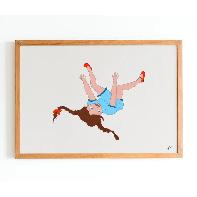Illustration "Mila est morte de rire"