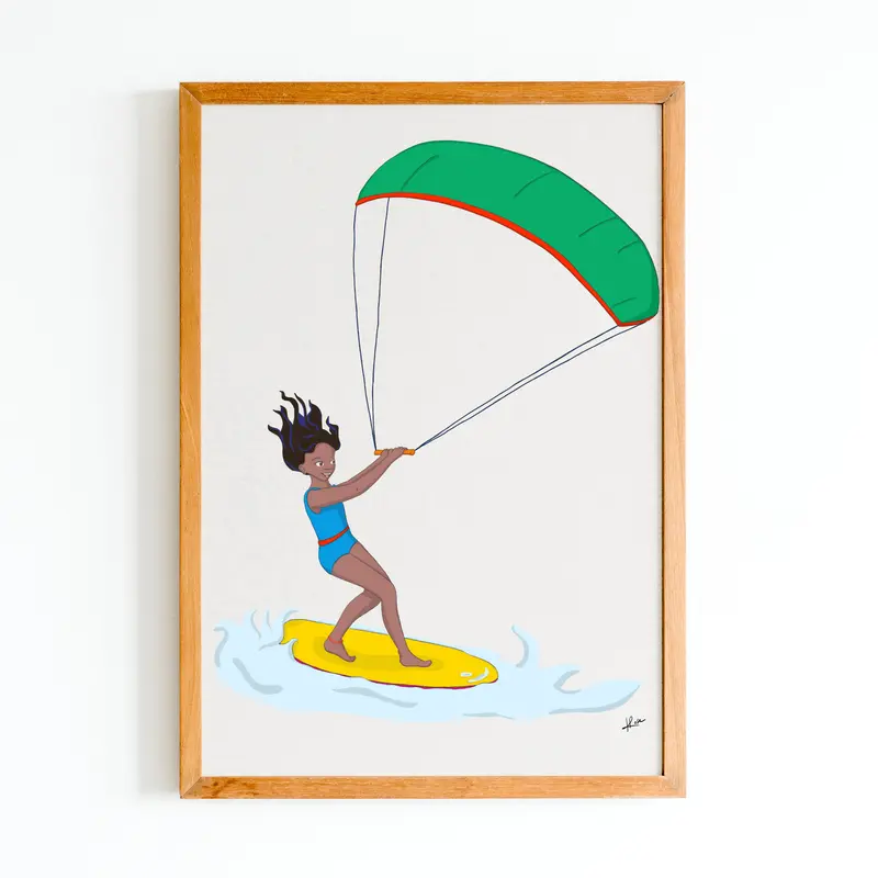Illustration "Miranda - Kitesurf"