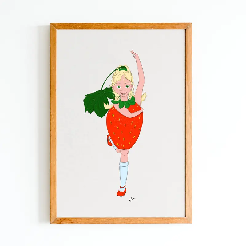 Illustration "Senga la fraise"