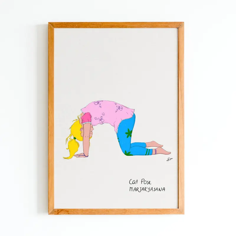 Illustration "Siska Cat Pose"