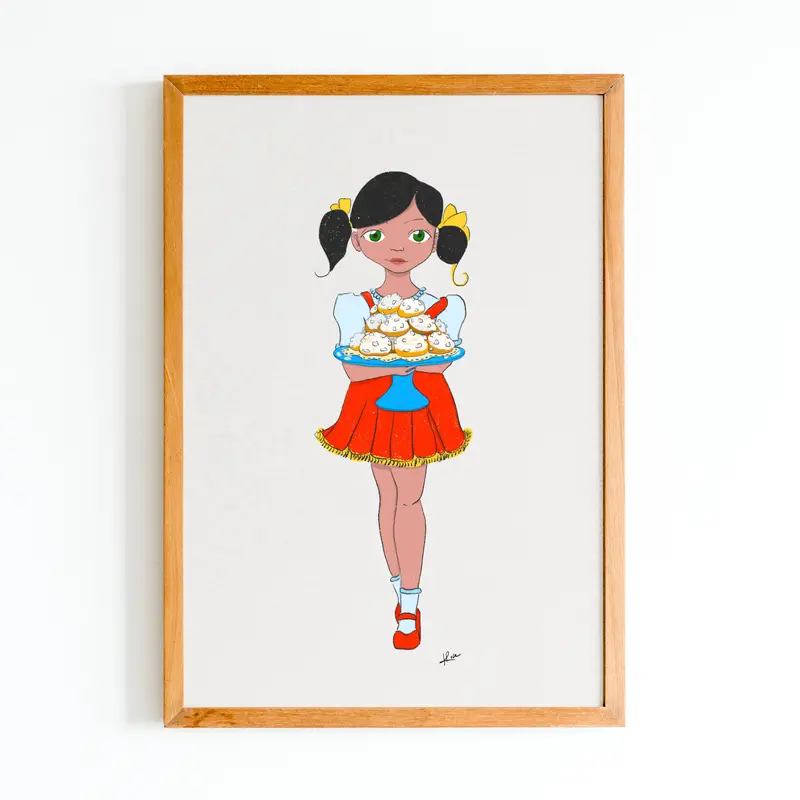 Illustration "Sonia et des Dunes Blanches"