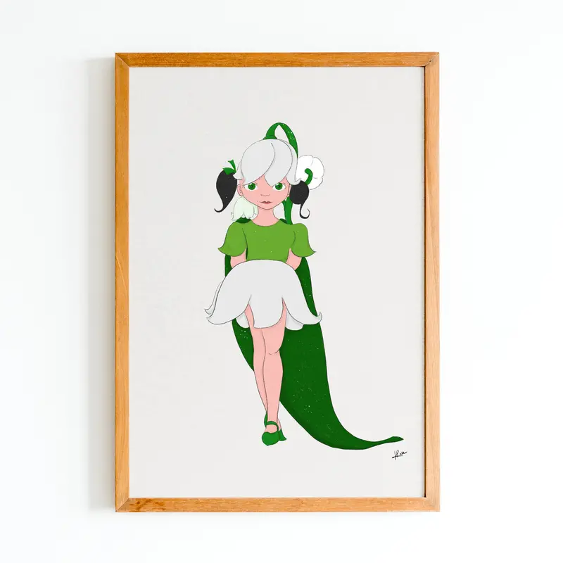 Illustration "Sonia le muguet"