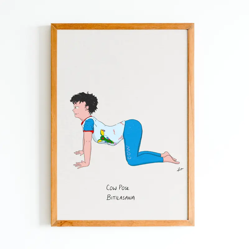 Illustration "Stanley Cow Pose"