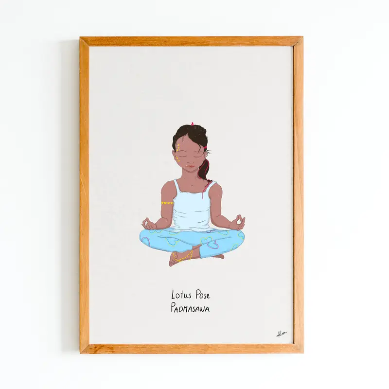 Illustration "Tamara Lotus Pose"