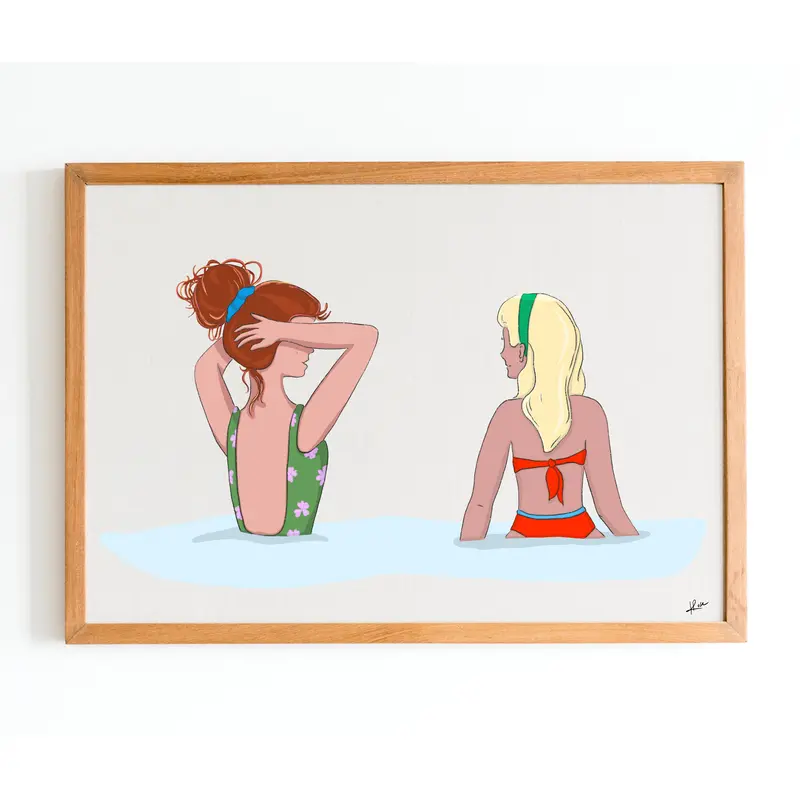 Illustration "Watergirls - Les deux amies"