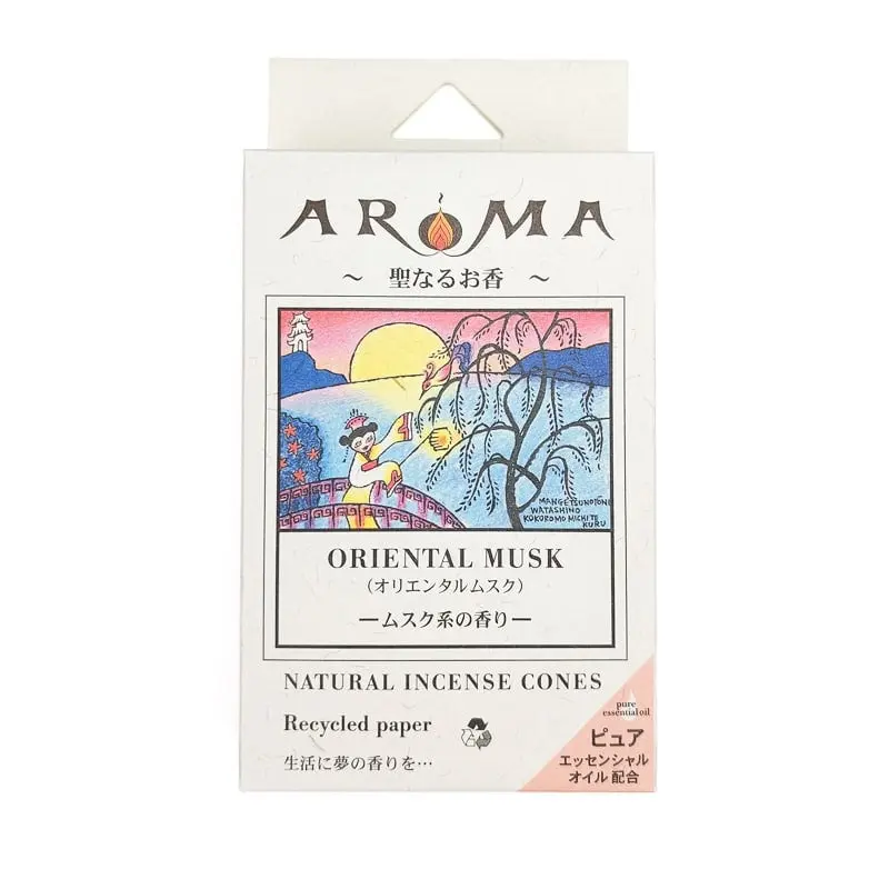 Incienso en Conos Almizcle Oriental