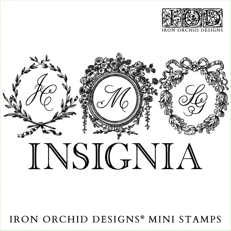 Insignia Box Set Mini Stamp par Iron Orchid Designs IOD Printemps 2025