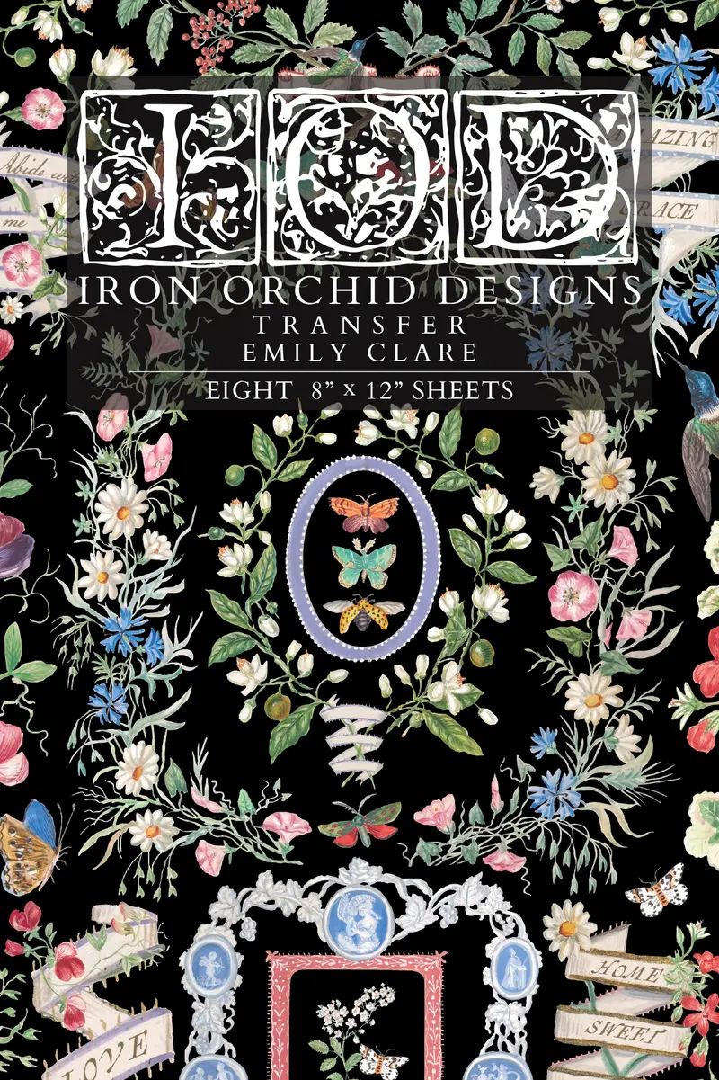 IOD Emily Clare Transfer Iron Orchid Designs Printemps 2026