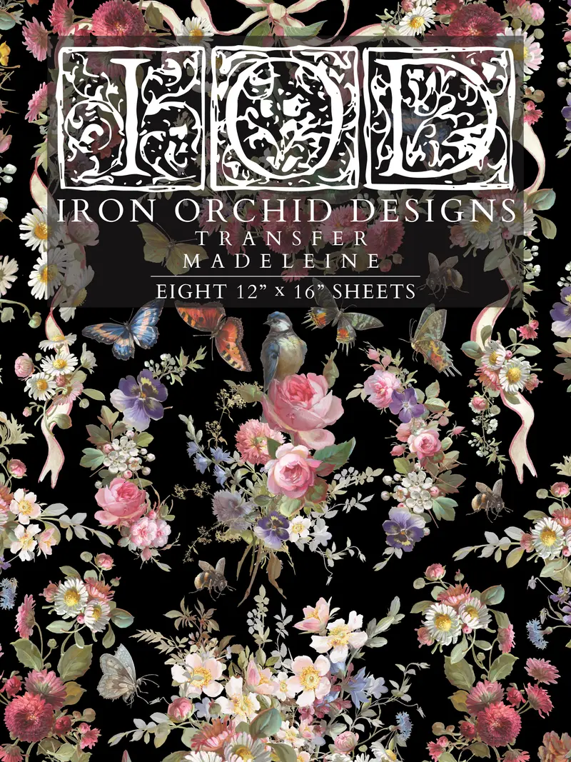 IOD Madeleine Transfer Iron Orchid Designs Printemps 2026