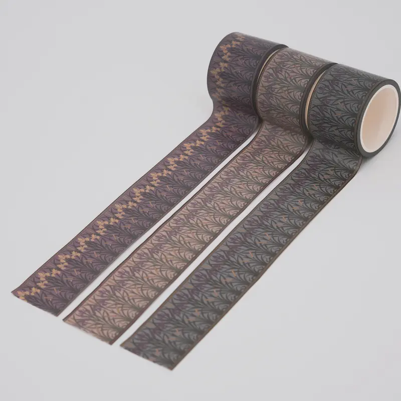 Irises & Bullrushes - Arts & Crafts Decorative Pattern Washi Tape Set
