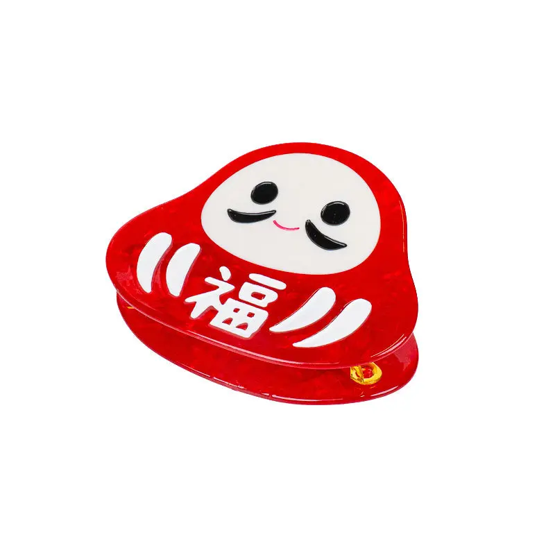 Japońska Spinka do Włosów Daruma