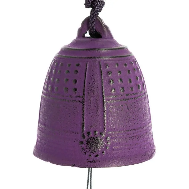 Japoński Gong Żeliwny Iwachu Fioletowy - 5,5 cm