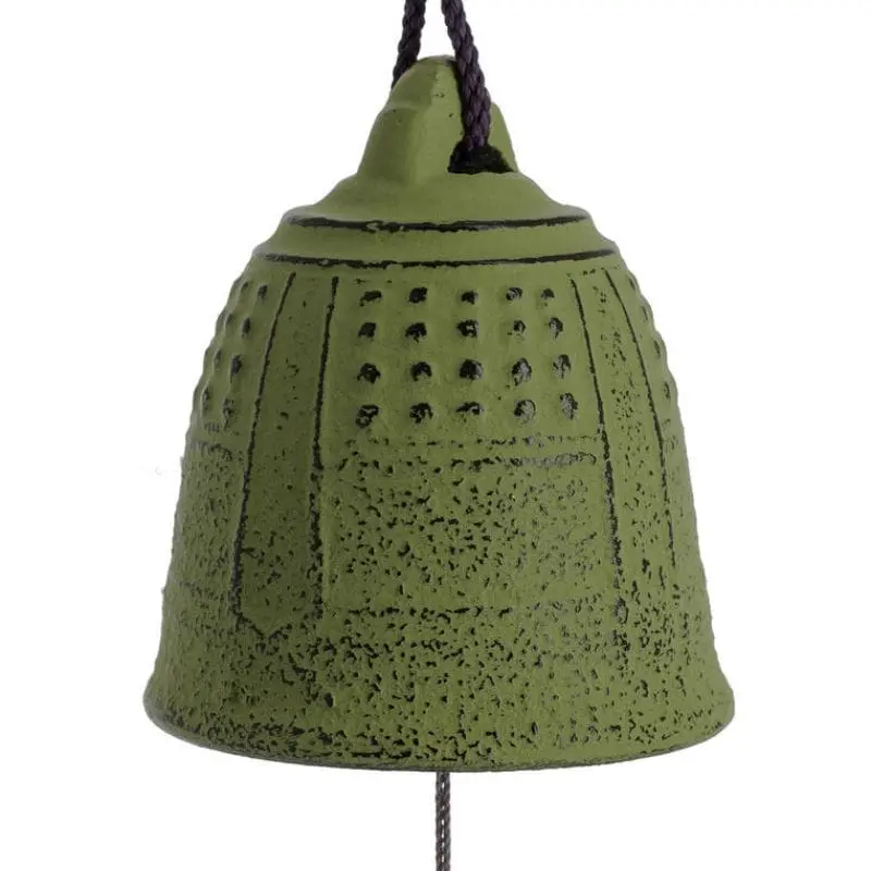 Japoński Gong Żeliwny Iwachu Zielony - 5,5 cm