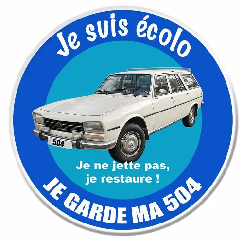JE SUIS ECOLO 504 BREAK EZ124