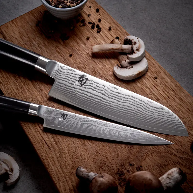 Juego 2 Cuchillos Shun Classic - Universal y Santoku