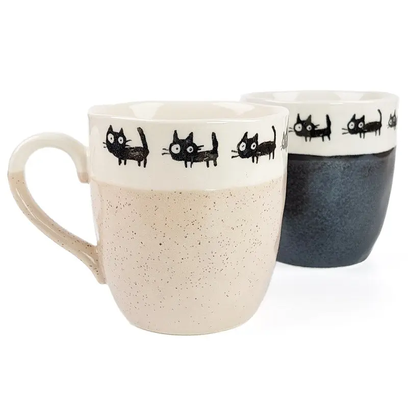 Juego de Tazas Japonesas Gatos