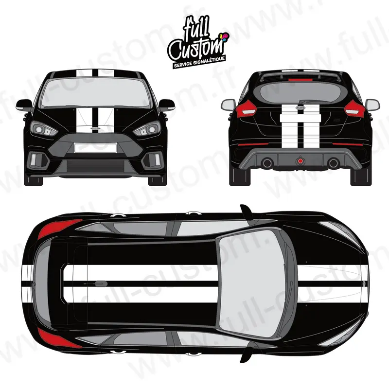 KIT de bandes pour focus ST/RS MK3