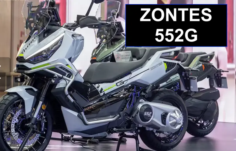 Kit Déco Stickers Scooter Zontes 552 G — Burn-Out-Design